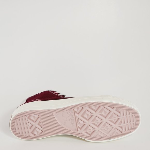 Converse CTAS Lift Hi Deep Bordeaux/Egret Women's Platform Sneakers A07114C NWT - Picture 4 of 6